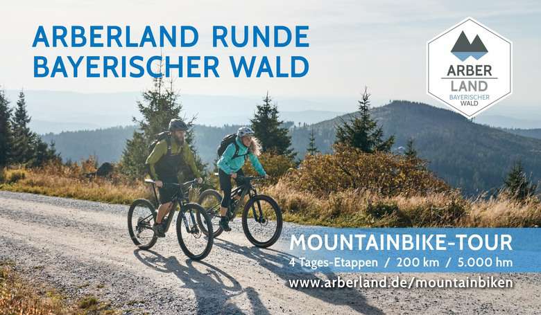 TOURENKARTE - ARBERLAND Runde Bayerischer Wald